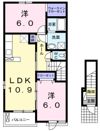スカイ・グランドⅡの間取り画像