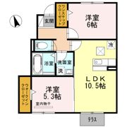 ハルトリーゲル アネックスの間取り画像