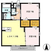 エスポワールの間取り画像