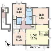 ブランシェ菜の花 A棟の間取り画像