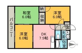 ヴェルヌーヴF・Mの間取り画像