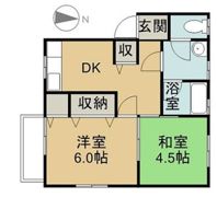 藤田コーポ B棟の間取り画像