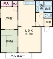 キャピタルハウス B棟の間取り画像