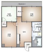 パンデュール弁財天の間取り画像
