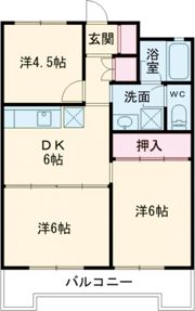 高津レジデンスの間取り画像