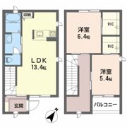 シャーメゾン弁財天の間取り画像