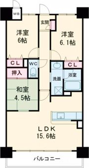 アルファライフ今治銀座の間取り画像