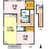 コーポラス上原の間取り画像