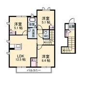 シャーメゾン西泉 A棟の間取り画像