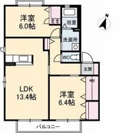 ハーティハイツⅢ C棟の間取り画像