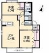 ハーティハイツⅢ C棟の間取り画像