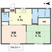 フローラル久保田の間取り画像