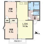 ガーデンハイツ B棟の間取り画像