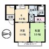 ヴィラ西の土居の間取り画像