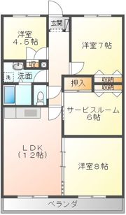 ワールドテラスの間取り画像