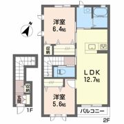 シャーメゾンさくら（東田）の間取り画像