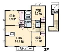 Sin嶋山ーIIの間取り画像