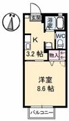 ディアス久保田の間取り画像
