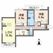 ユキコート椿の間取り画像