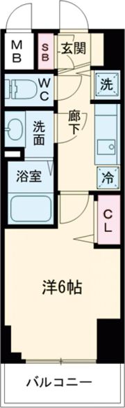 プレサンスKOBEシフォンの間取り画像