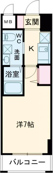 グルーブAriaトアロードの間取り画像