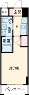 グルーブAriaトアロードの間取り画像