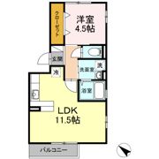 ロータス越路の間取り画像