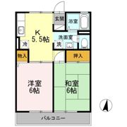 ハイツコートビレッジの間取り画像
