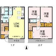 セジュール楪の間取り画像