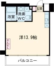 ロイスグラン神戸湊川公園の間取り画像