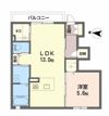 シャーメゾン来住の間取り画像