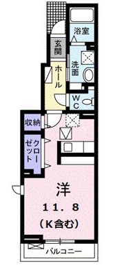 エスペランサ弁財天の間取り画像