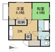 藤田コーポ B棟の間取り画像