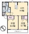シャーメゾン南川 B棟の間取り画像