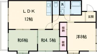 アーバンコート久保田の間取り画像