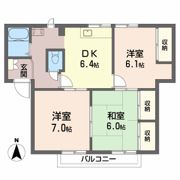 ドミール鈴蘭 B棟の間取り画像
