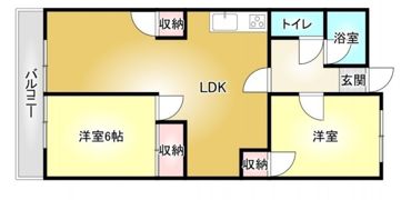 アーバンコート中須賀の間取り画像