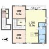 メゾンソレイユの間取り画像
