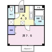エスポワール馬越の間取り画像