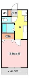 コーンハイツIの間取り画像