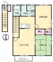 グランコート久万ノ台 Ⅰ棟の間取り画像