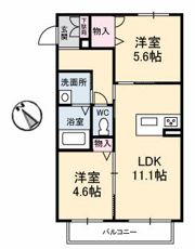 シャーメゾンルシエールの間取り画像