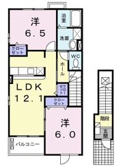 フィオーレⅡ Cの間取り画像