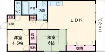 第2コスモハイツの間取り画像