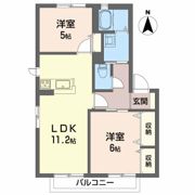 リヴェール西山 B棟の間取り画像