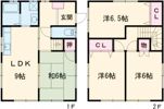 久保田町2丁目貸家の間取り画像