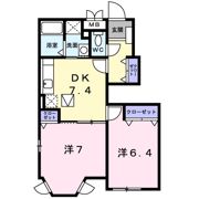 グレイスK Dの間取り画像