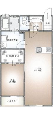ベルクの間取り画像