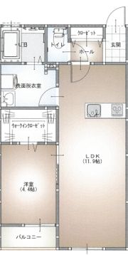 ベルクの間取り画像