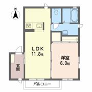 シャーメゾン東石井の間取り画像